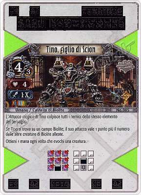 085 Tino, Figlio di Scion molto rara -NEAR MINT-