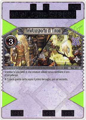 102 Teletrasporto di Tinoa non comune -NEAR MINT-