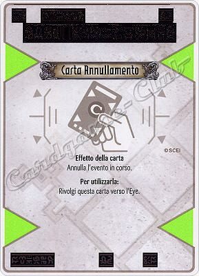 Carta Annullamento comune -NEAR MINT-