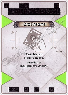 Carta Fine Turno comune -NEAR MINT-