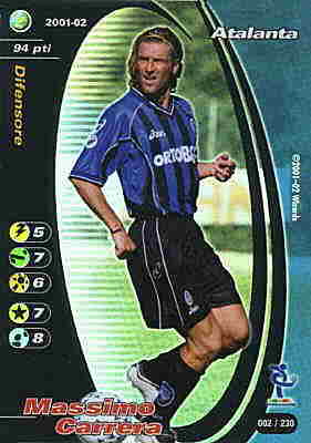 002/230 Massimo Carrera rara foil  -GOOD-