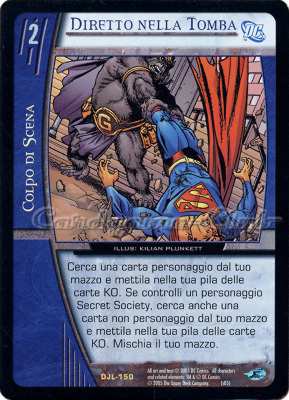 DJL-150 Diretto nella Tomba rara -NEAR MINT-