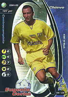 040/230 Eugenio Corini rara foil -NEAR MINT-