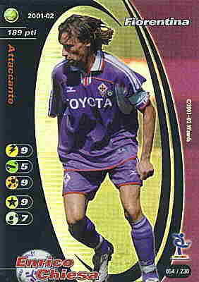 054/230 Enrico Chiesa rara foil -NEAR MINT-