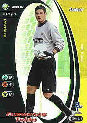 056/230 Francesco Toldo rara foil -NEAR MINT-