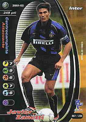 067/230 Javier Zanetti comune -NEAR MINT-