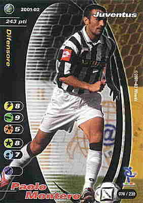 076/230 Paolo Montero comune -NEAR MINT-