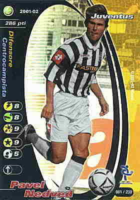 081/230 Pavel Nedved rara foil -NEAR MINT-