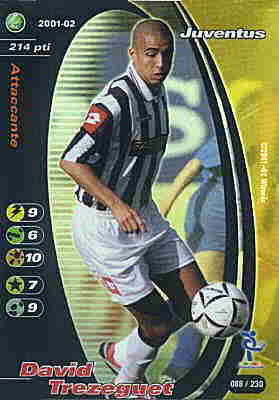 088/230 David Trezeguet rara foil -NEAR MINT-