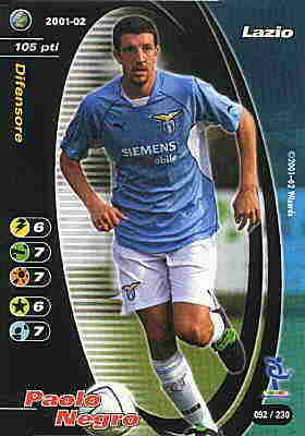 092/230 Paolo Negro comune -NEAR MINT-