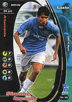104/230 Simone Inzaghi comune -NEAR MINT-