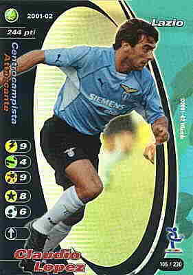 105/230 Claudio Lopez rara foil -NEAR MINT-