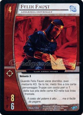 DJL-158 Felix Faust non comune -NEAR MINT-