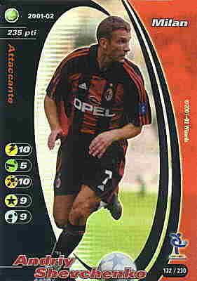 132/230 Andiy Shevchenko rara foil -NEAR MINT-