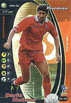 169/230 Dario Hubner rara foil -NEAR MINT-