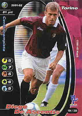 194/230 Diego De Ascentis comune -NEAR MINT-