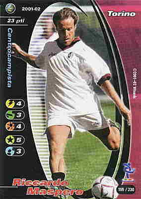 195/230 Riccardo Maspero comune -NEAR MINT-