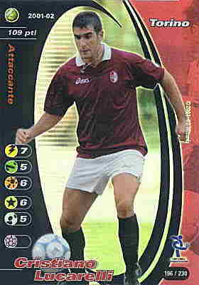 196/230 Cristiano Lucarelli rara foil -NEAR MINT-