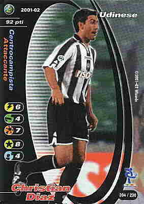 204/230 Christian Diaz comune -NEAR MINT-