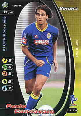 224/230 Paolo Cannavaro comune -NEAR MINT-
