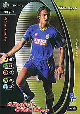 229/230 Alberto Gilardino comune -NEAR MINT-