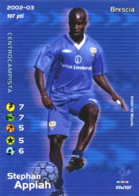 014/107 Stephan Appiah comune -NEAR MINT-