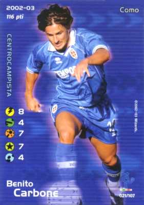 021/107 Benito Carbone rara -NEAR MINT-