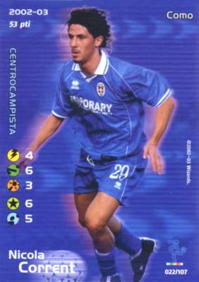 022/107 Nicola Corrent comune -NEAR MINT-