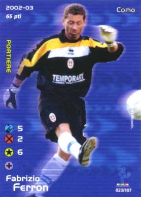 023/107 Fabrizio Ferron comune -NEAR MINT-