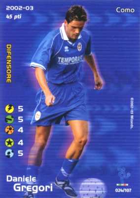 024/107 Daniele Gregori comune -NEAR MINT-