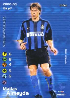 028/107 Matias Almeyda comune -NEAR MINT-