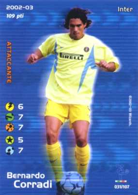 031/107 Bernardo Corradi comune -NEAR MINT-