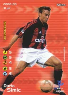 069/107 Dario Simic comune -NEAR MINT-