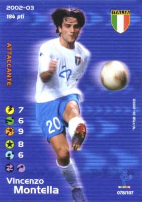 078/107 Vincenzo Montella rara -NEAR MINT-