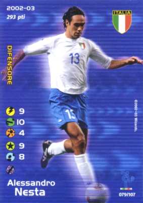 079/107 Alessandro Nesta rara -NEAR MINT-