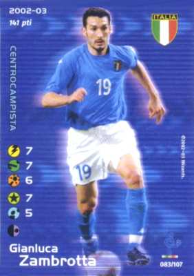 083/107 Gianluca Zambrotta rara -NEAR MINT-