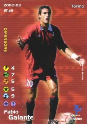 105/107 Fabio Galante comune -NEAR MINT-