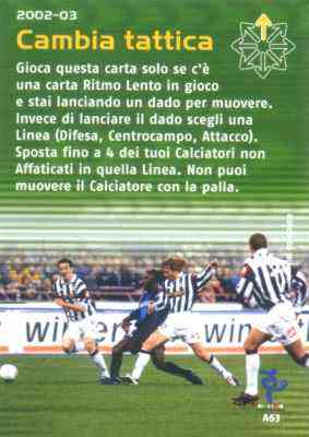 A63 Cambia Tattica comune -NEAR MINT-