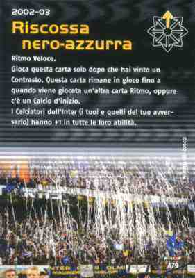 A79 Riscossa Nero-Azzurra comune -NEAR MINT-