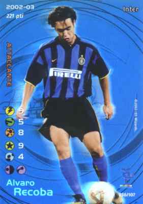036/107 Alvaro Recoba rara foil -NEAR MINT-