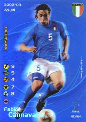 072/107 Fabio Cannavaro rara foil -NEAR MINT-