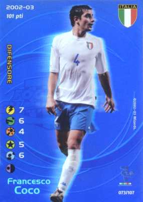 073/107 Francesco Coco rara foil -NEAR MINT-
