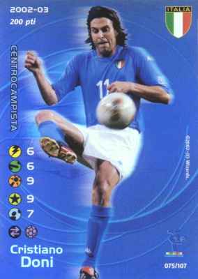 075/107 Cristiano Doni rara foil -NEAR MINT-