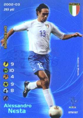 079/107 Alessandro Nesta rara foil -NEAR MINT-