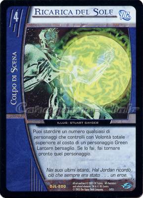 DJL-200 Ricarica del Sole rara -NEAR MINT-