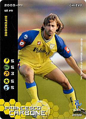 011/100 Francesco Carbone comune -NEAR MINT-