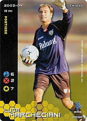 015/100 Luca Marchegiani comune -NEAR MINT-