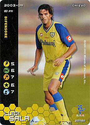 017/100 Luigi Sala comune -NEAR MINT-