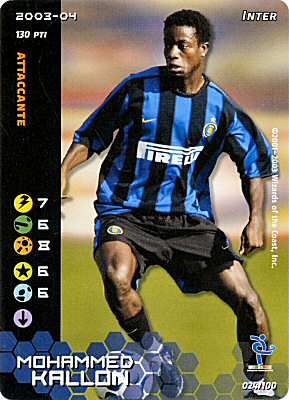 024/100 Mohammed Kallon comune -NEAR MINT-