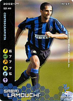 025/100 Sabri Lamouchi comune -NEAR MINT-